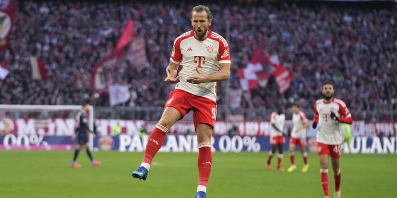 Harry Kane thành công tại CLB Bayern Munich